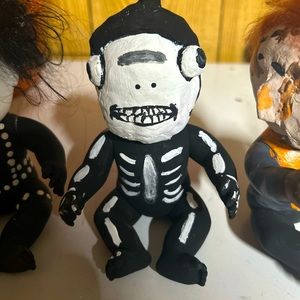 Small hand painted Halloween doll